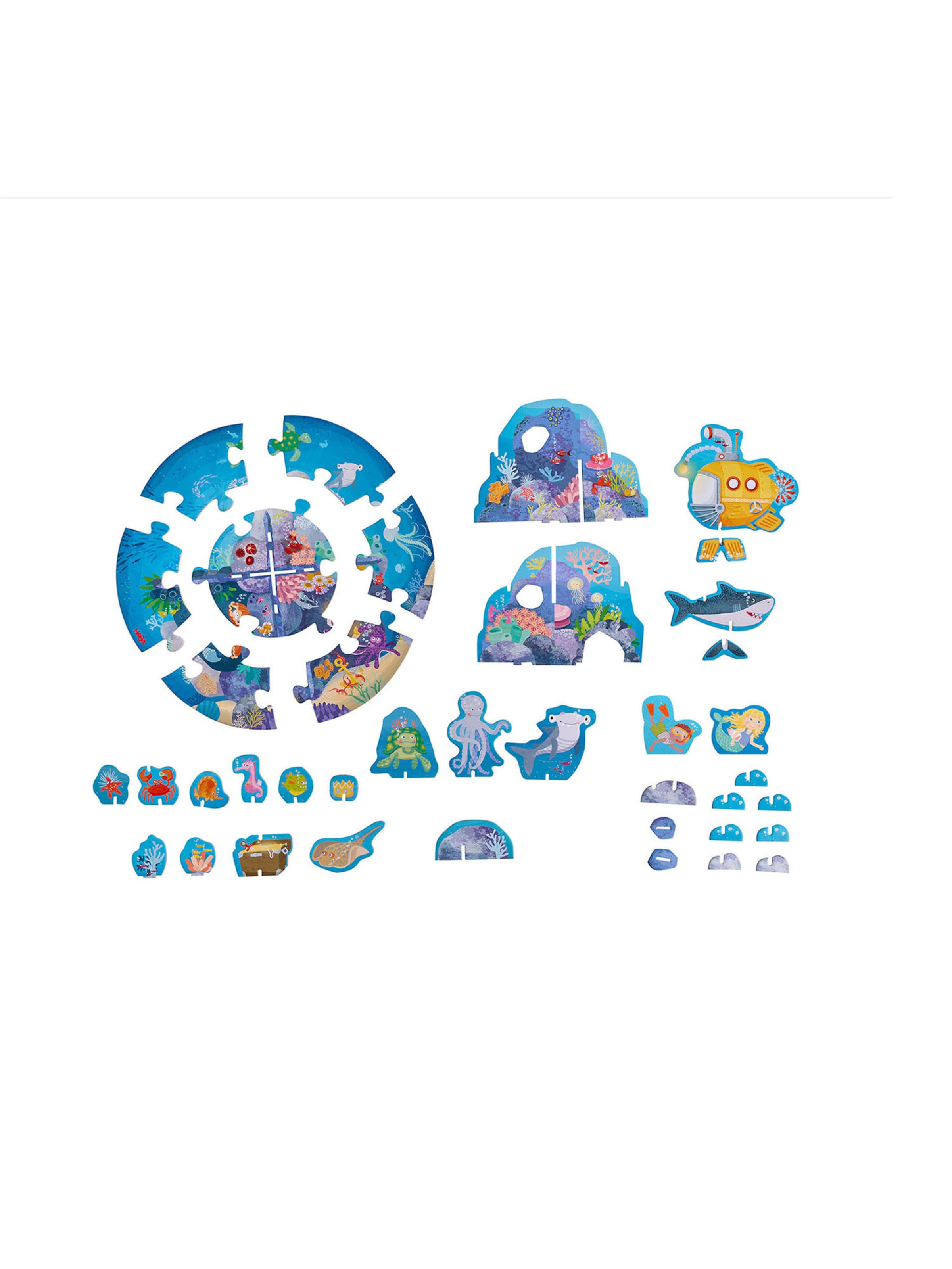 HABA Game '3D Puzzle Unter Wasser' in Mixed colours: front