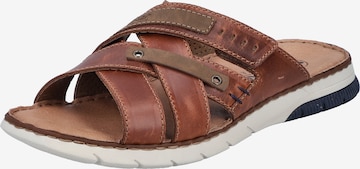 Rieker Mules ' 25292 ' in Brown: front