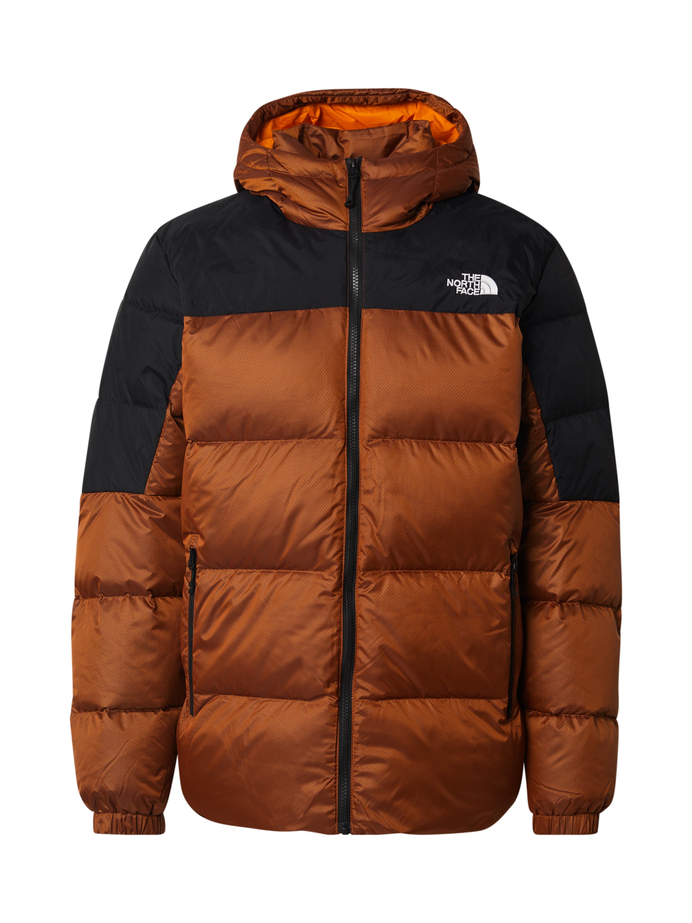 brūns THE NORTH FACE Standarta piegriezums Āra jaka 'Diablo': no priekšpuses