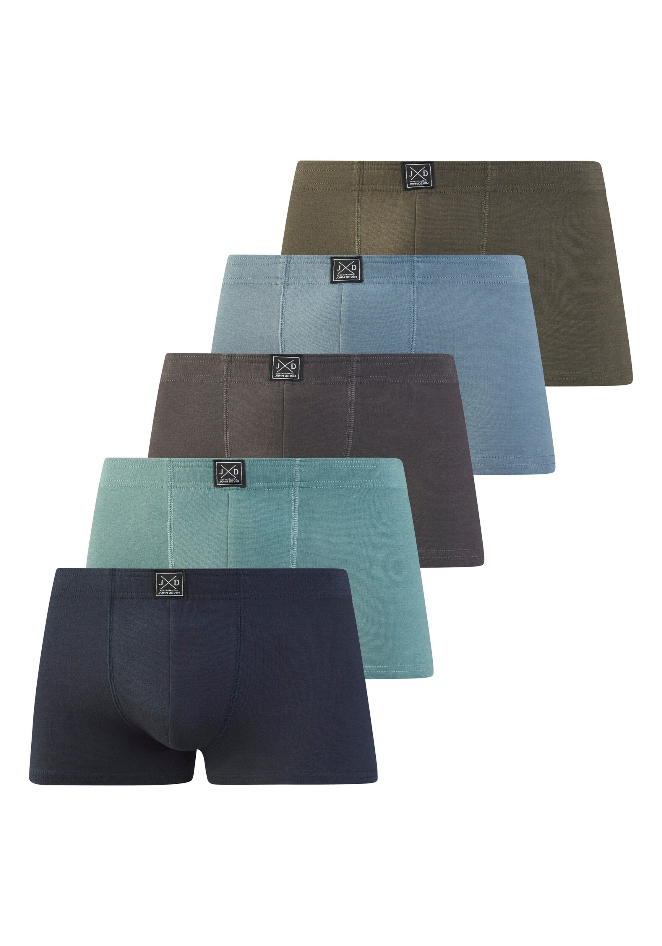JOHN DEVIN Boxer shorts in Blue: front