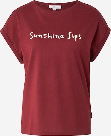 s.Oliver Shirt in Red: front