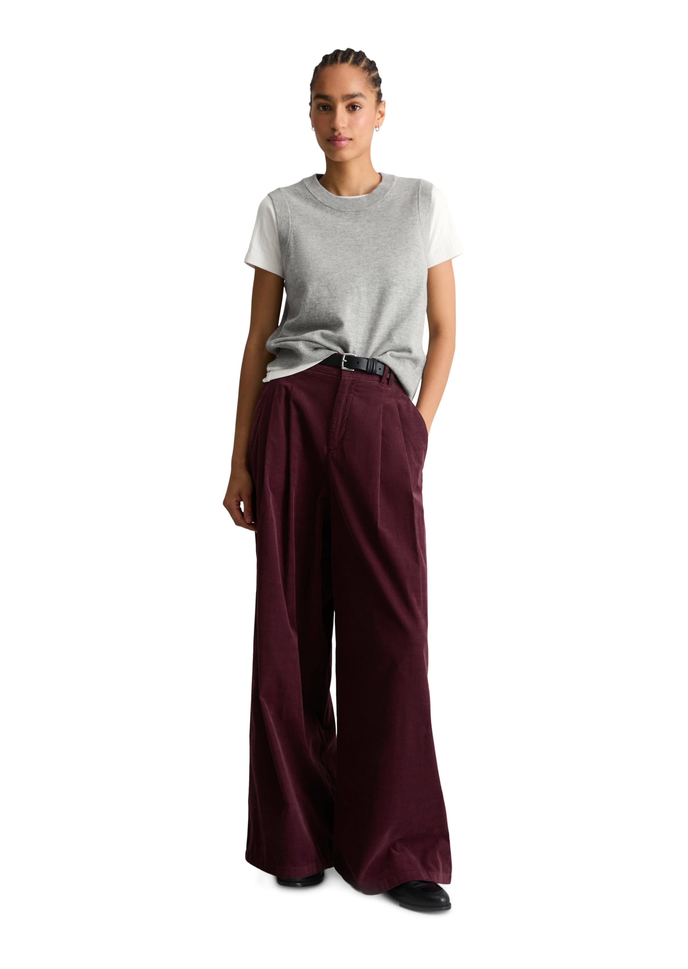 Marc O'Polo DENIM Pullunder in Grau