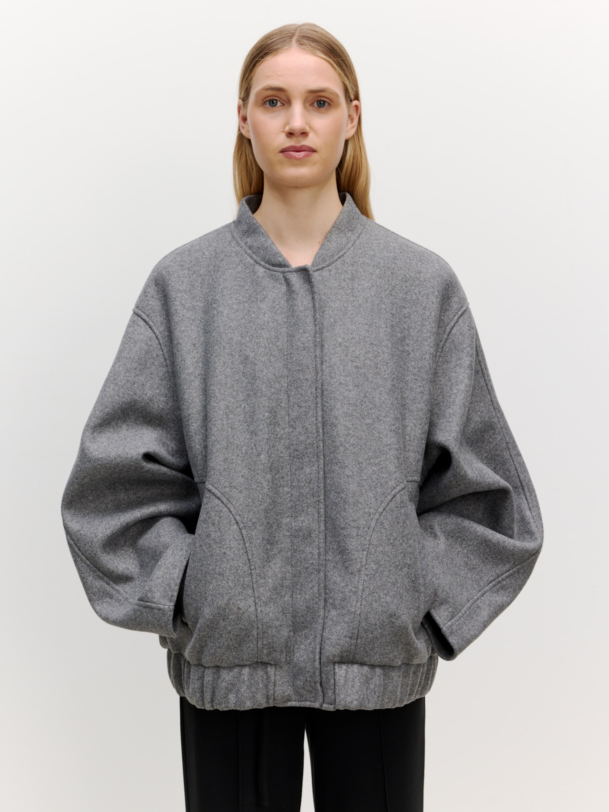 EDITED Produkte Jacke 'Geena' grau