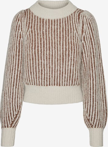 VERO MODA Trui 'JULIETTE' in Beige: voorkant