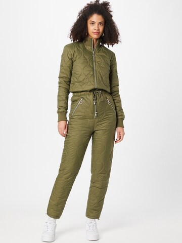 SISTERS POINT Jumpsuit 'DYNO' in Groen: voorkant