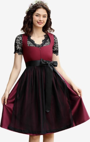 Yesfashion Dirndl in Red: front