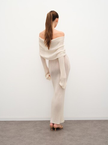 RÆRE by Lorena Rae Knitted dress 'Daline' in White