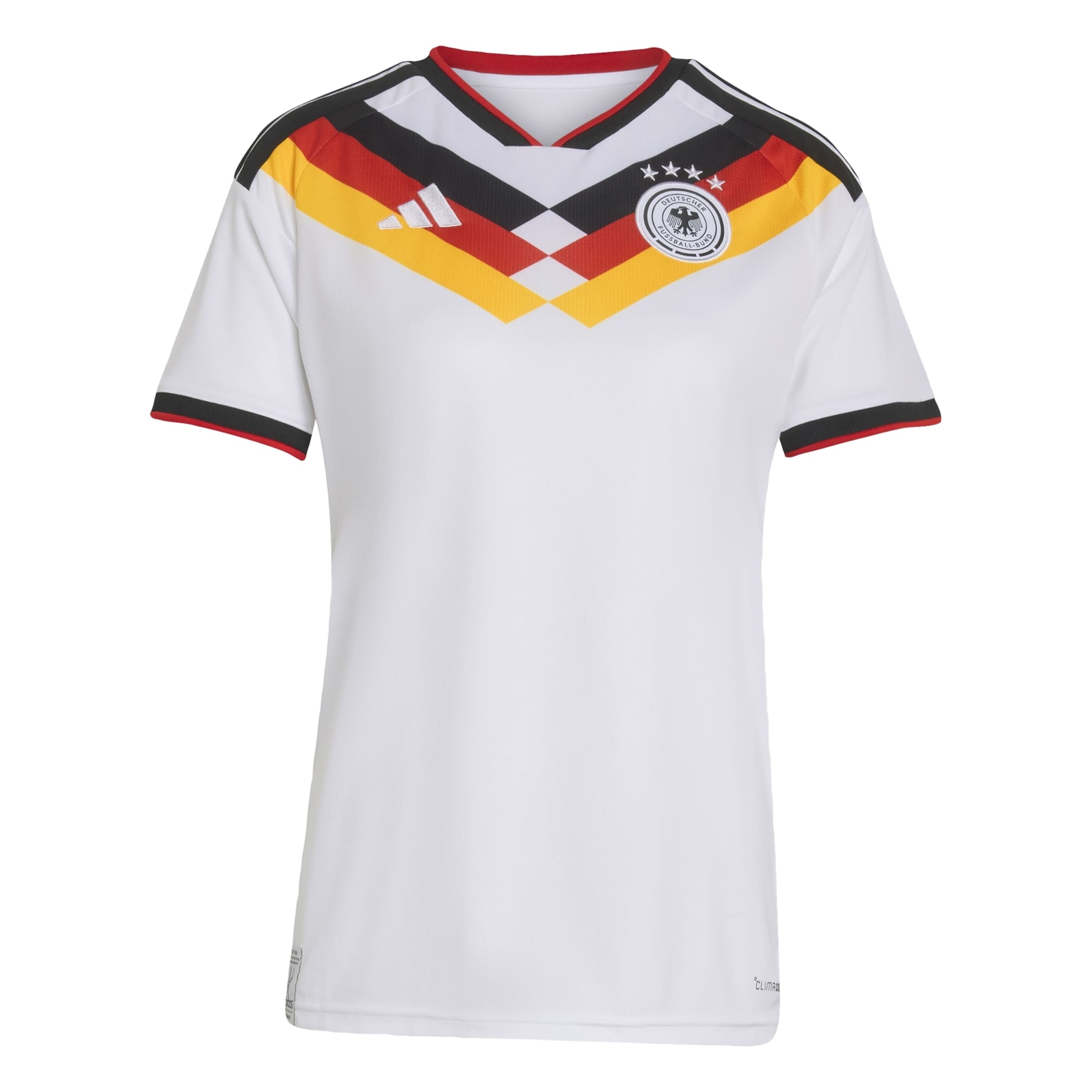 Maglia trikot 'Deutschland 26' di ADIDAS PERFORMANCE in bianco: frontale