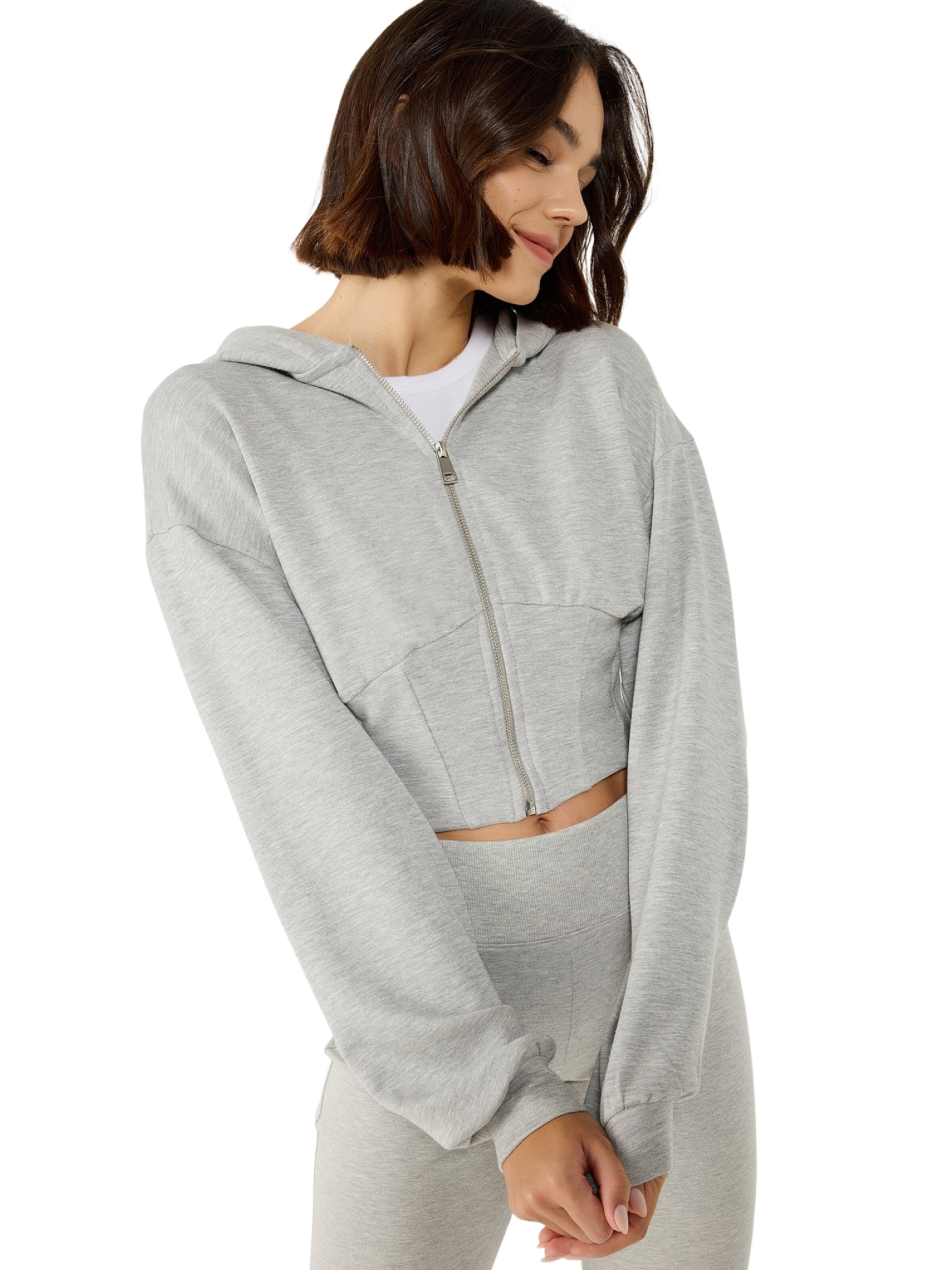 No Matter What Sweatvest in Grijs