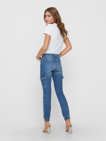 Effilé Jeans cargo 'Missouri' ONLY en bleu