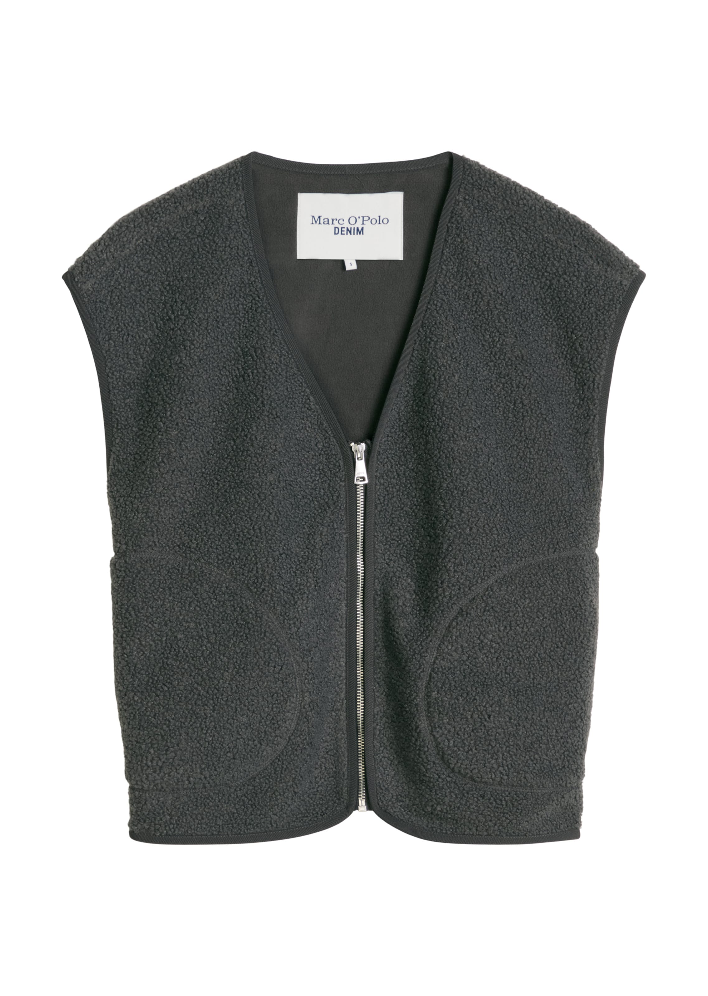 Marc O'Polo DENIM Bodywarmer in Grijs: voorkant