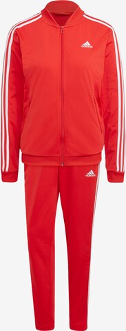 ADIDAS SPORTSWEAR - Fato de treino em vermelho: frente