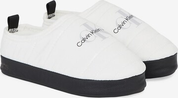 Pantoufle Calvin Klein en blanc