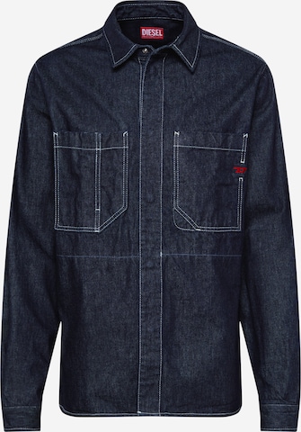 DIESEL Comfort fit Button Up Shirt 'HOR' in Blue: front