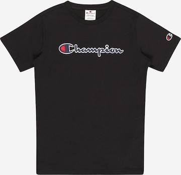 Champion Authentic Athletic Apparel T-Shirt in Schwarz: Vorderseite