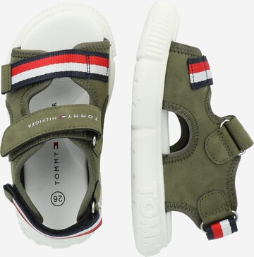 TOMMY HILFIGER Sandals & Slippers in Green