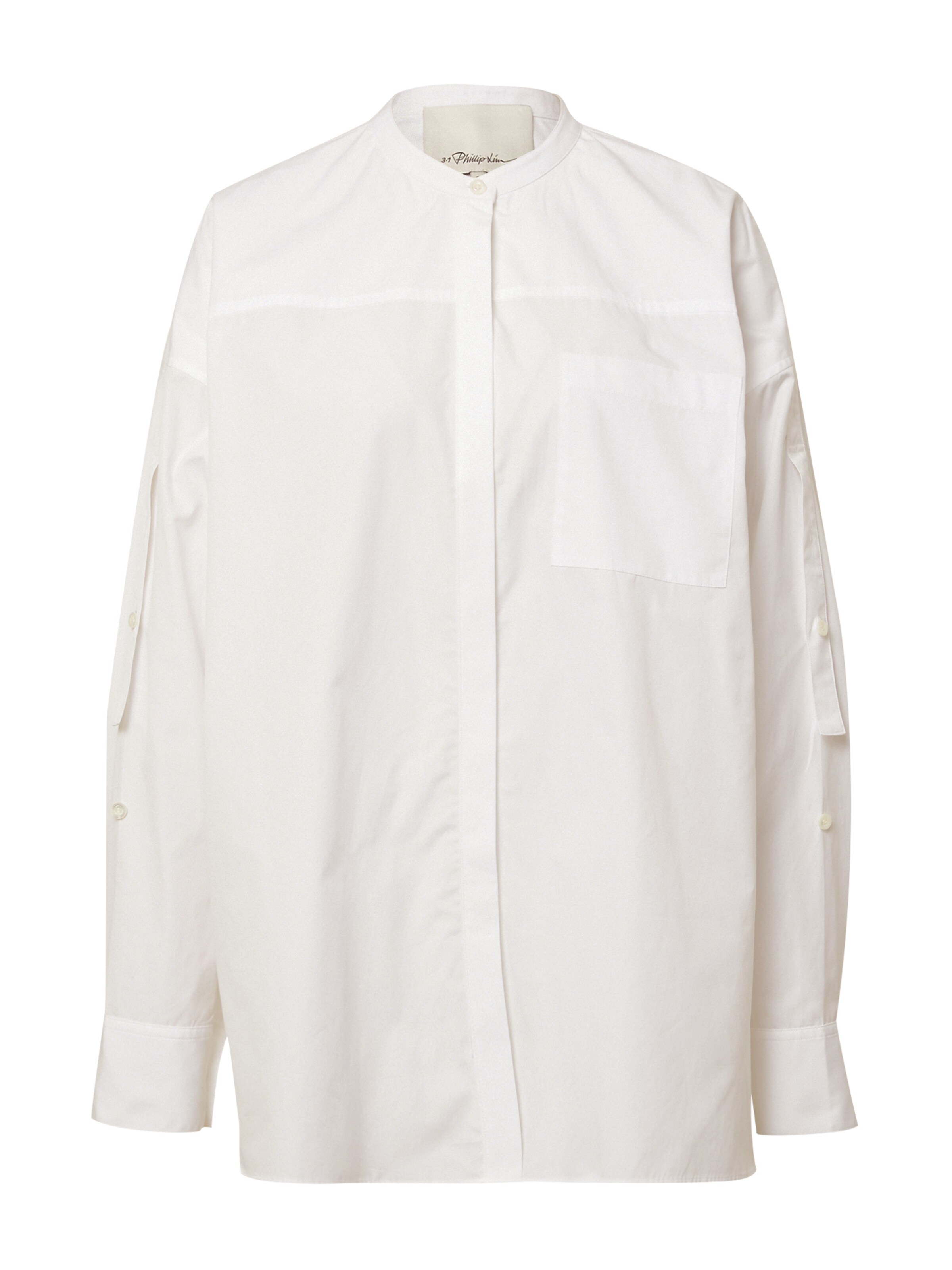 3.1 Phillip Lim Bluse in Weiß: Vorderseite
