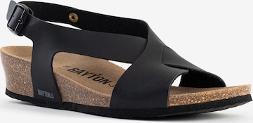 Bayton Sandal 'Salamanque' in Black