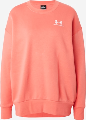 Sweat de sport 'Essential' UNDER ARMOUR en rose : devant