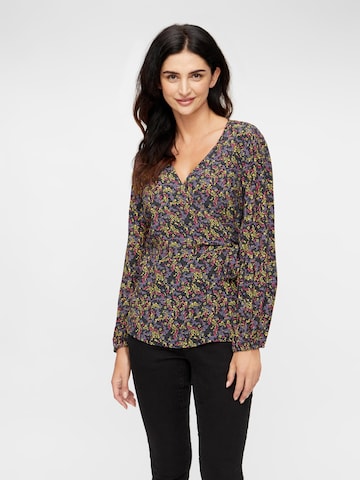 MAMALICIOUS Blouse 'Feluca' in Zwart: voorkant