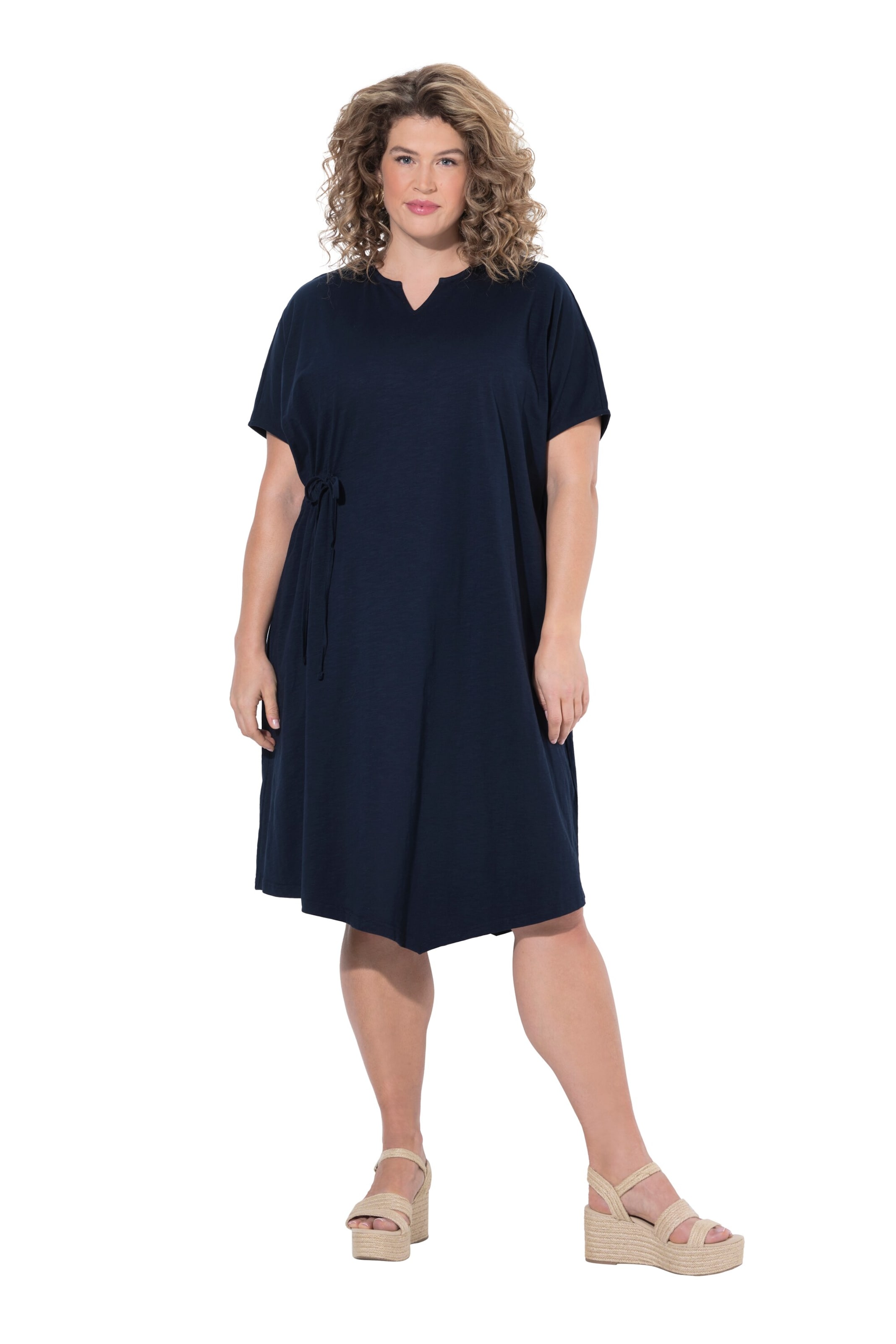 Ulla Popken Dress in Blue: front