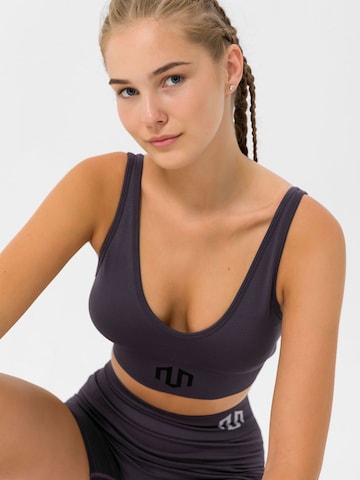 Bustino Reggiseno sportivo 'Naikan' di MOROTAI in lilla