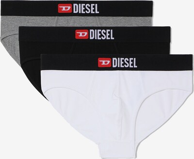 DIESEL Slip in grau / schwarz / weiß, Produktansicht