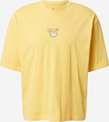 Smiles Shirt 'Jamie' in Geel: voorkant
