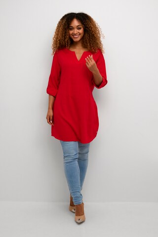 Tunique 'Venta' Cream en rouge