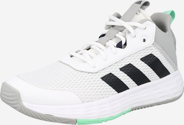 ADIDAS SPORTSWEAR Athletic Shoes 'Ownthegame 2.0 Lightmotion Mid' in White: front