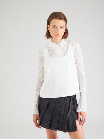 TOPSHOP Topp i beige: framsida