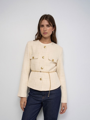 Salsa Jeans Wintermantel in Beige: voorkant