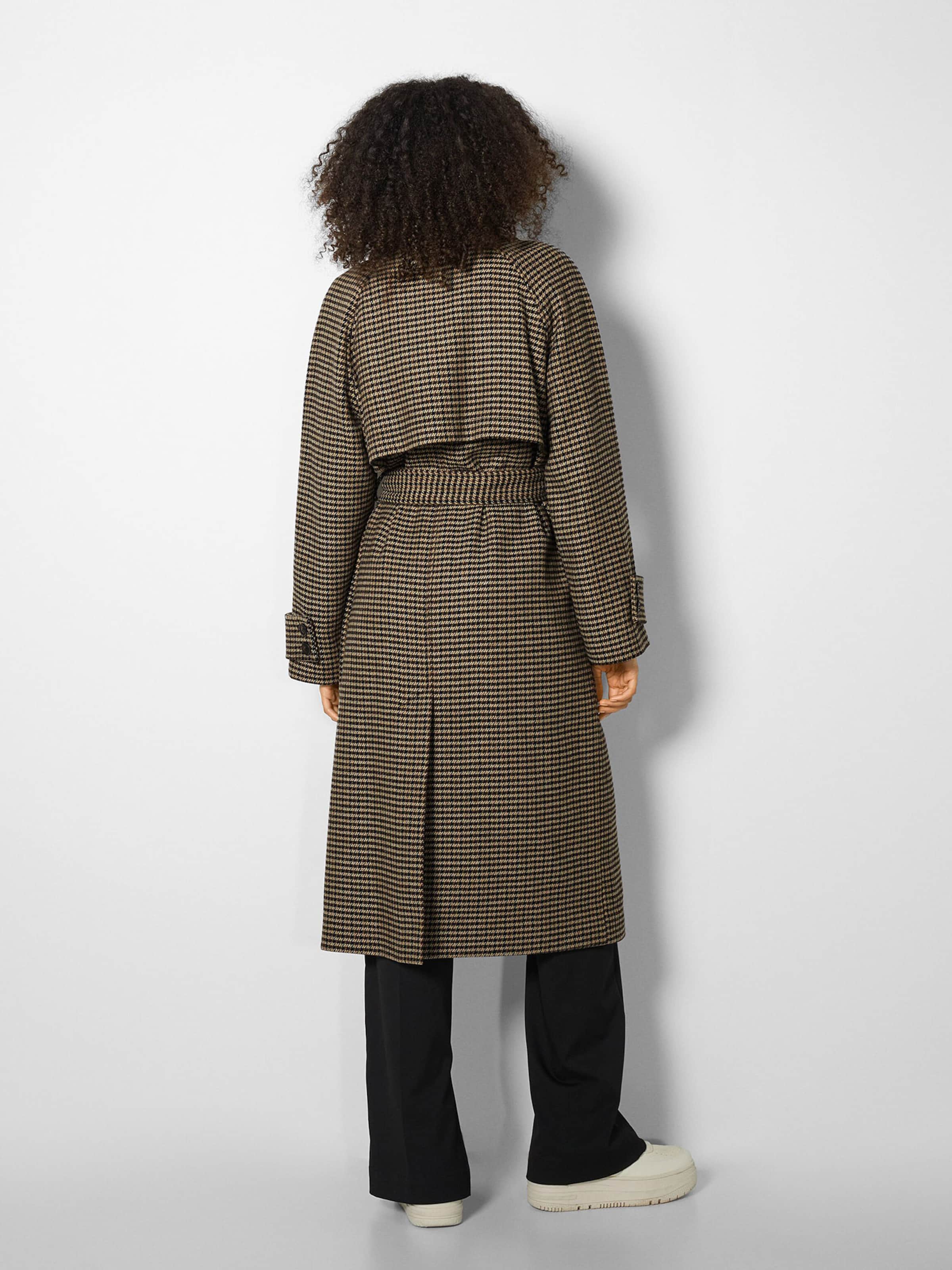 Bershka top check coat