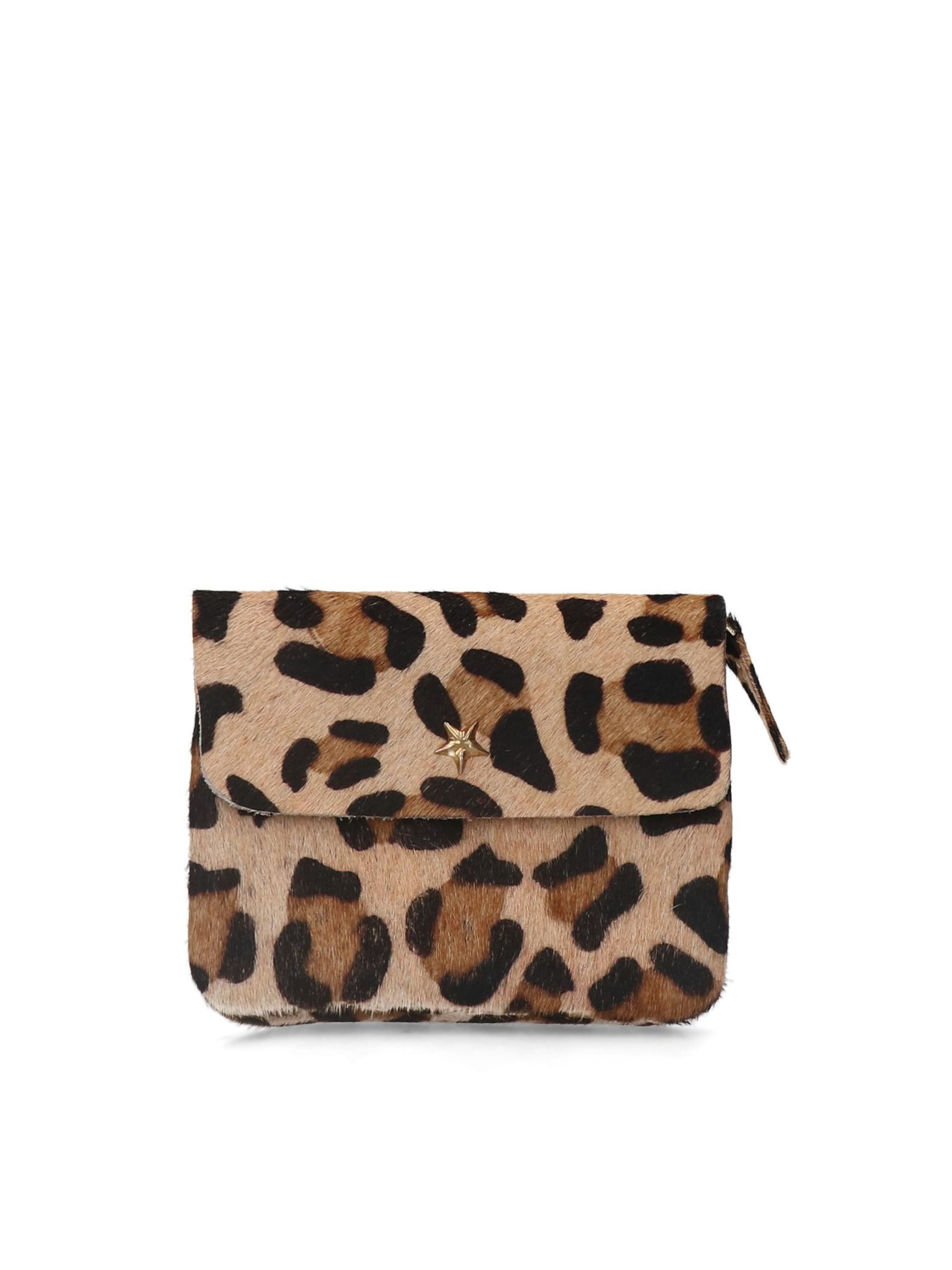 MANFIELD Portemonnaie in Braun: Vorderseite