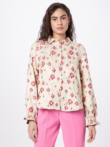 POM Amsterdam Blouse in Beige: front