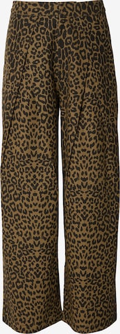 Wide leg Pantaloni 'Zola' de la Lollys Laundry pe maro: față