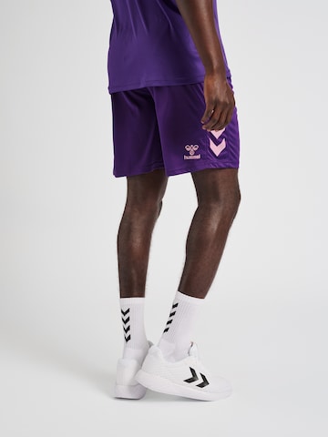 Hummel - Regular Calças de desporto em roxo