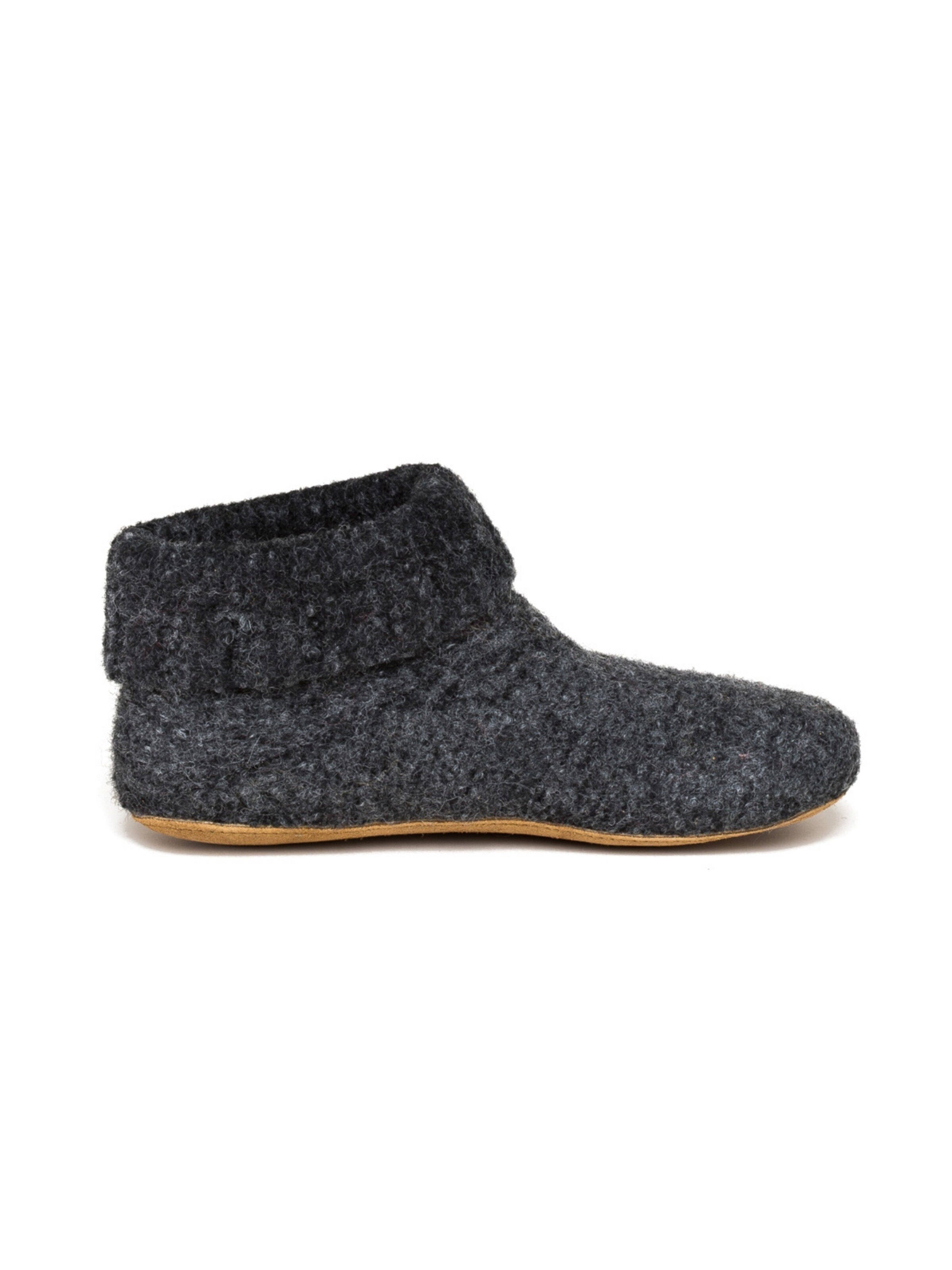 Gottstein Slippers 'Hüttenschuhe Knit Boot' in Black