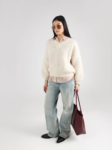 TWNS THE LABEL Sweater 'Engelwood' in Beige