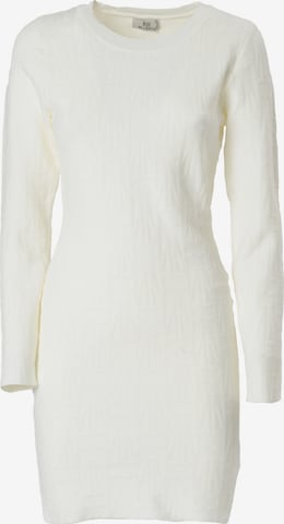 Influencer Knitted dress in White: front