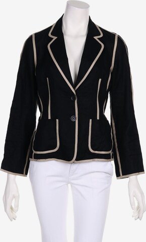 Gerard Darel Leinen-Blazer L in Schwarz: predná strana