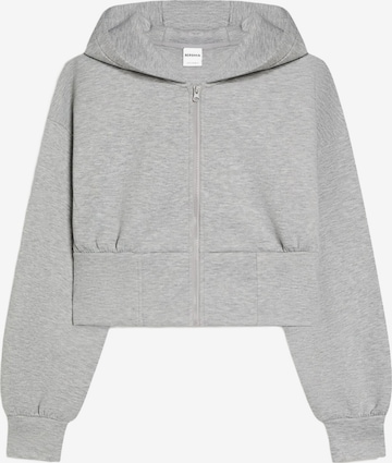 BershkaGornji dio trenirke - siva boja: prednji dio