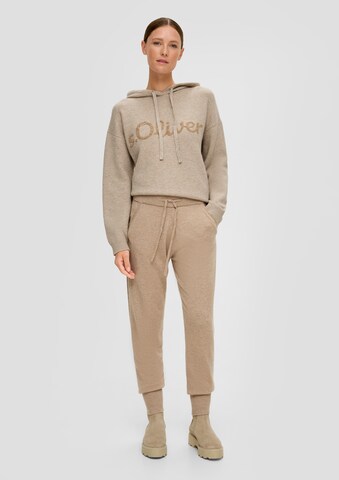 s.Oliver Tapered Trousers in Beige