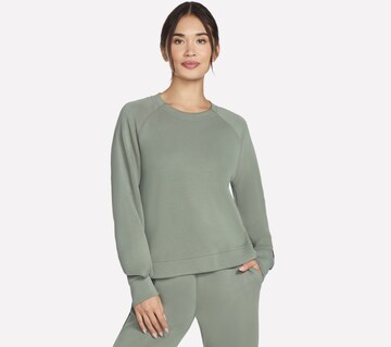 SKECHERS Sweatshirt in Green: front