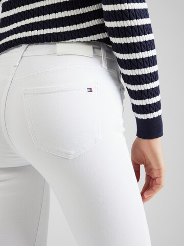 TOMMY HILFIGER Skinny Džíny 'Como' – bílá