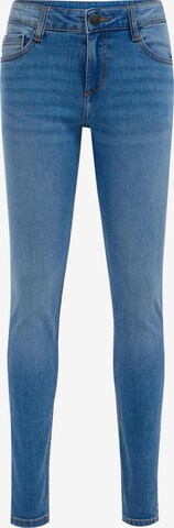 Skinny Jeans di WE Fashion in blu: frontale