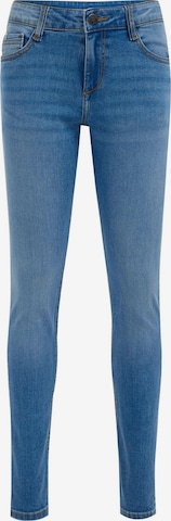 WE Fashion Skinny Jeans i blå: forside