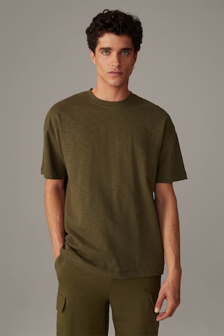 STRELLSON Shirt 'Kian' in Bruin: voorkant