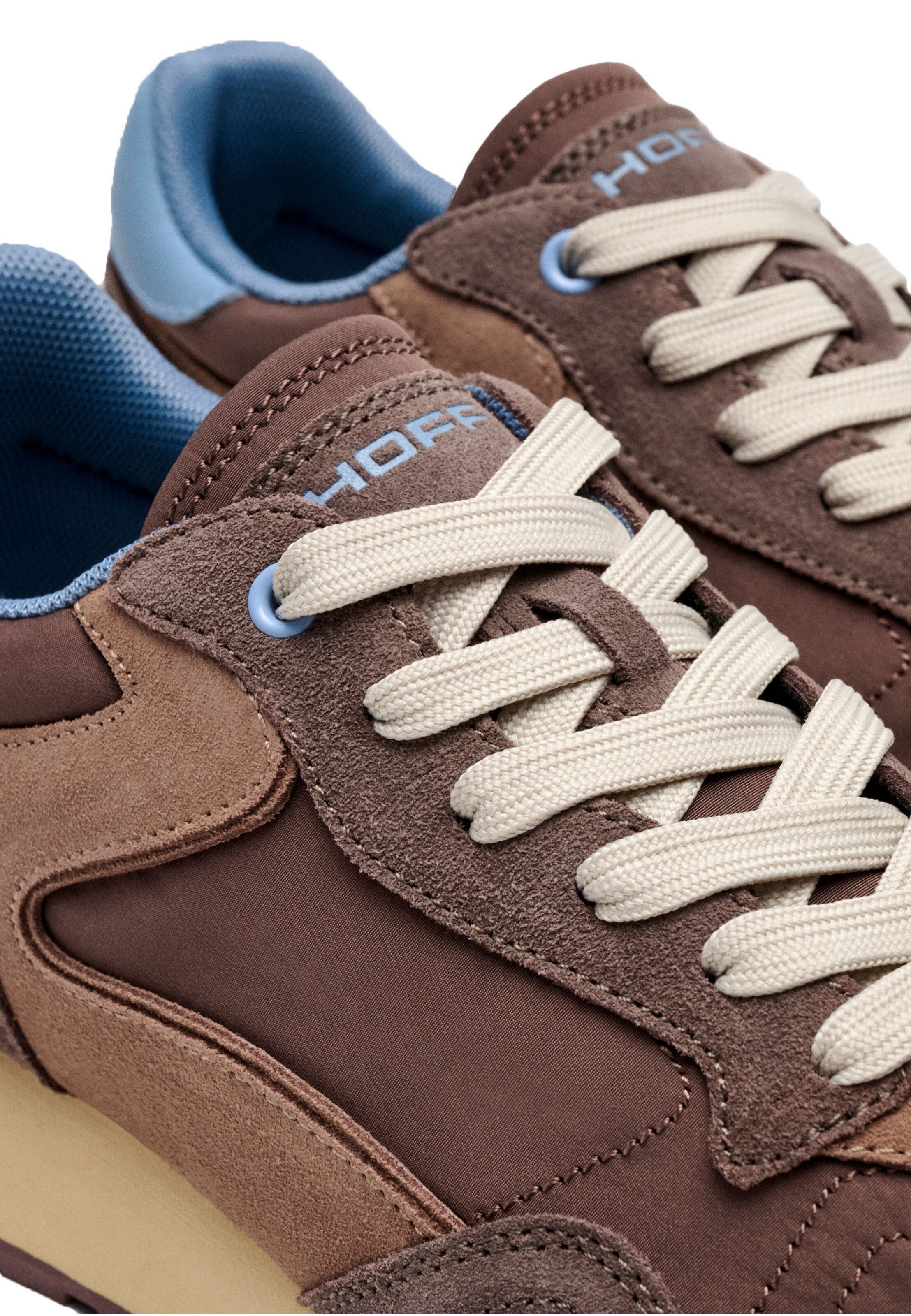 HOFF Sneakers laag 'City Retro' in Bruin