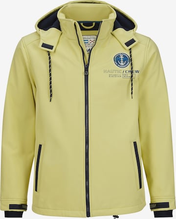 Jan Vanderstorm Performance Jacket ' Bergeton ' in Yellow: front